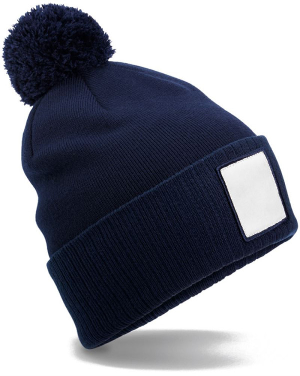 Pletená čepice Patch "Pompon"