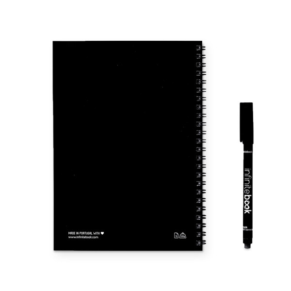 INFINITEBOOK LINED A5. A5 Infinitebook s flexibilním obalem a 15 linkovanými tabulovými stranami