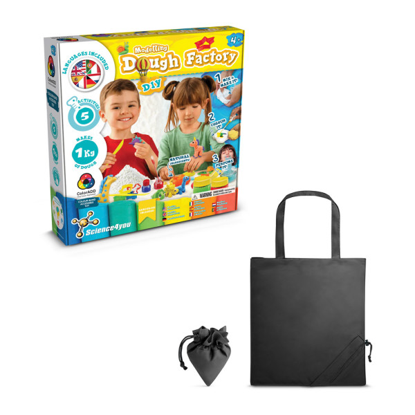 Modeling Dough Factory Kit II. Vzdělávací hra pro děti dodávané se skládací dárkovou taškou 190t