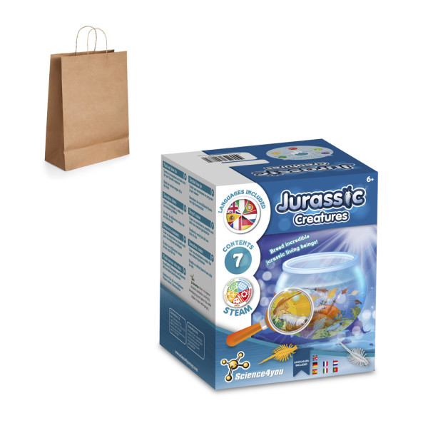 Jurassic Pets Kit II. Vzdělávací hra pro děti dodává se s dárkovou taškou z kraftového papíru (115 g/m²)