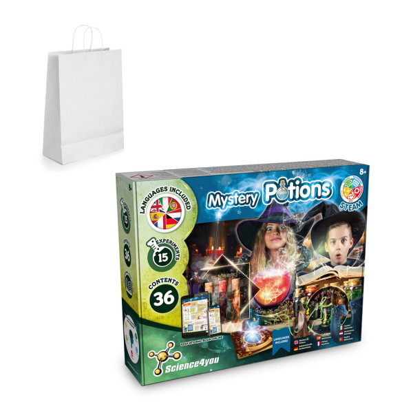 Mystery Potions Kit II. Vzdělávací hra pro děti dodává se s dárkovou taškou z kraftového papíru (100 g/m²)