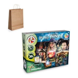 Mystery Potions Kit III. Vzdělávací hra pro děti dodává se s dárkovou taškou z kraftového papíru (115 g/m²)