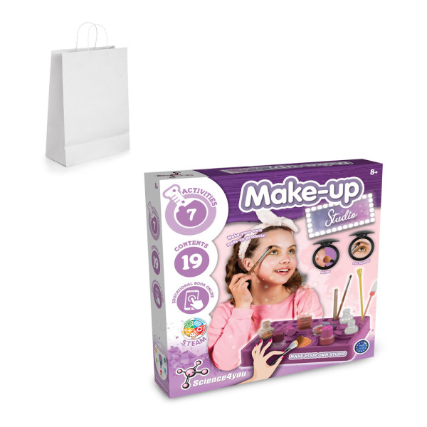 Make-up Studio Kit III. Vzdělávací hra pro děti dodává se s dárkovou taškou z kraftového papíru (100 g/m²)