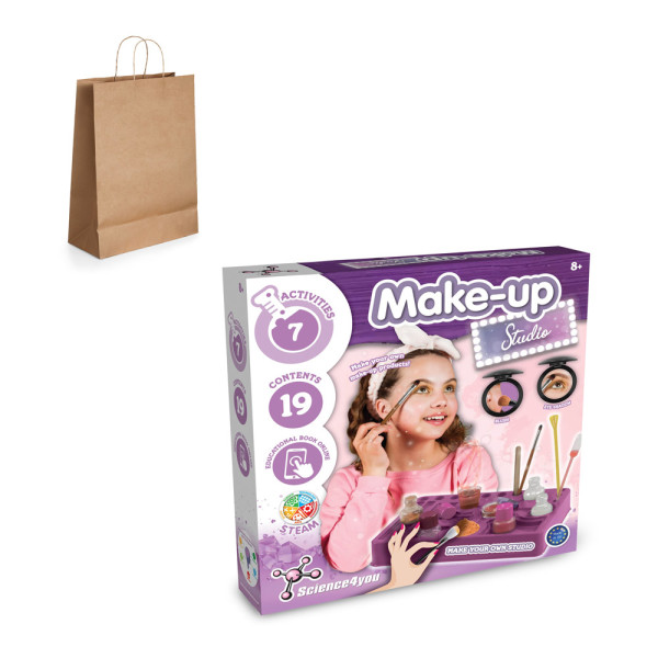 Make-up Studio Kit IV. Vzdělávací hra pro děti dodává se s dárkovou taškou z kraftového papíru (115 g/m²)
