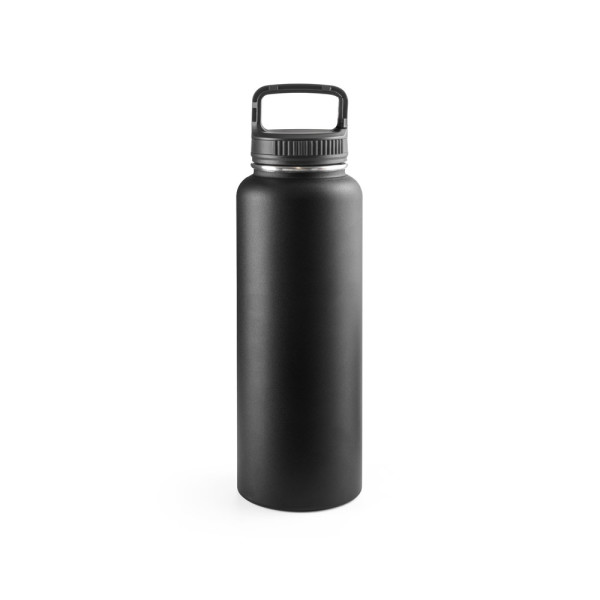 SINNER. Láhev z 90% recyklované nerezavějící oceli s velkou kapacitou až 1200 ml