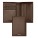 Folding card holder Classic Smooth Brown - HLE403Y-1 - variant Ps HLE403Y