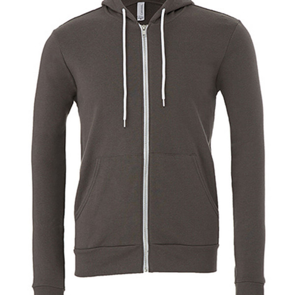 CV3739 Unisex Zip-Up Poly-Cotton Fleece Hoodie