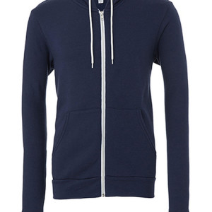 CV3739 Unisex Zip-Up Poly-Cotton Fleece Hoodie - Reklamnepredmety