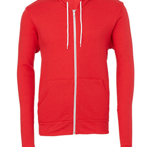 CV3739 Unisex Zip-Up Poly-Cotton Fleece Hoodie - Reklamnepredmety