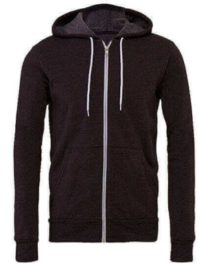 CV3739 Unisex Zip-Up Poly-Cotton Fleece Hoodie - Reklamnepredmety