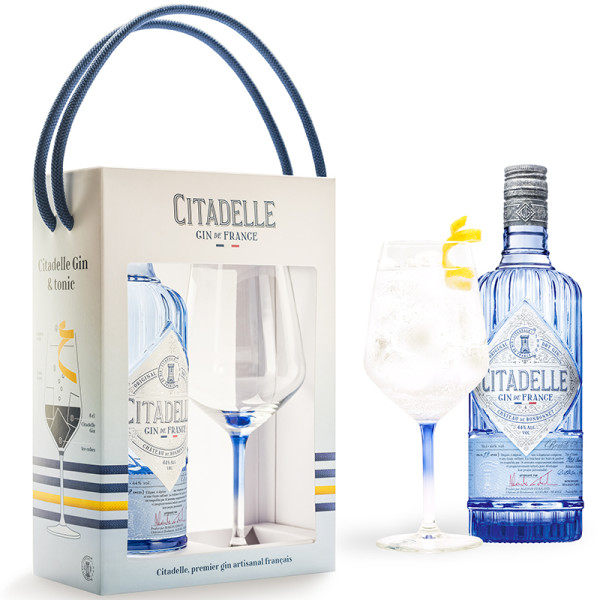 Citadelle Gin Original Glass Set, 44%