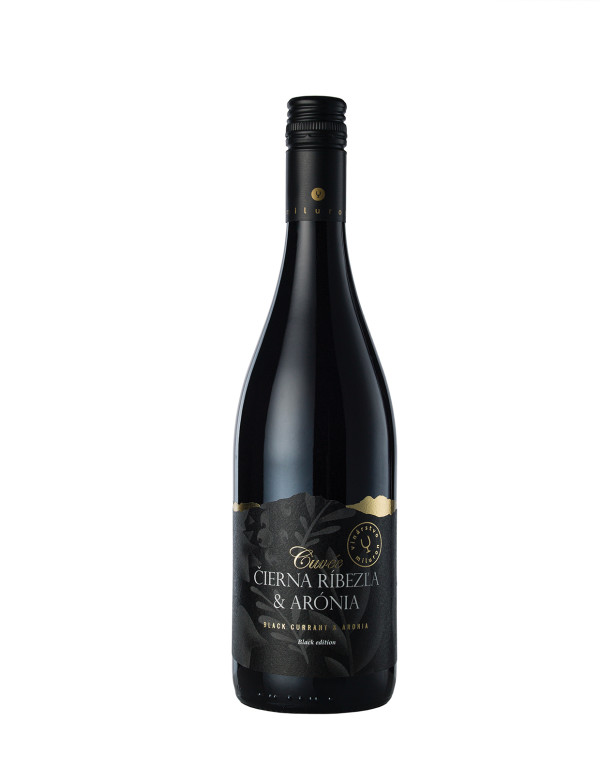 Miluron Cuvée - Černý rybíz & Aronie, červený, polosladký