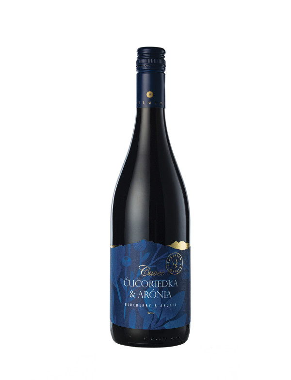 Miluron Cuvée - Borůvka & Aronie, červené, polosladké