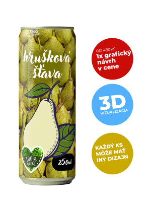 100% ovocná šťáva 250 ml - Reklamnepredmety