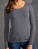 E4085 Women´s Slim Fit-T Longsleeve - E4085_Steel-Grey-(Solid) - variant Ls 1000245022