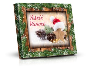 Plněné čokoládové lodičky s ořechy – Veselé Vánoce - Reklamnepredmety