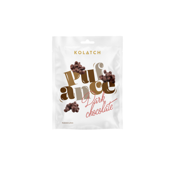 PUFANCE – BIO Extrudovaná čočka v hořké čokoládě 33 g