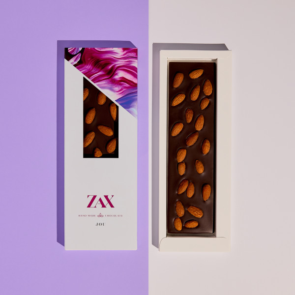 JOU MILK ALMOND – Mléčná čokoláda s mandlemi