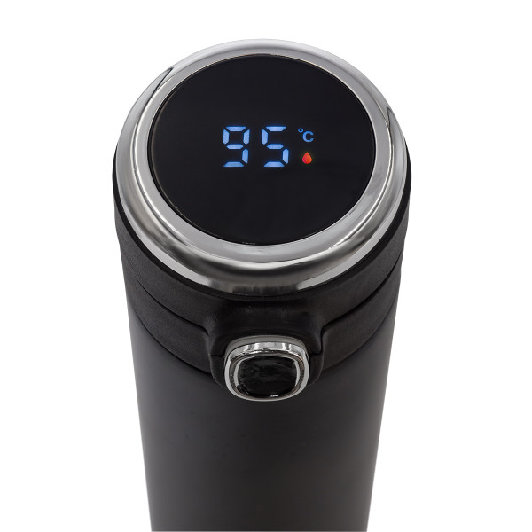 BOUNCE termohrnek 420 ml s teploměrem