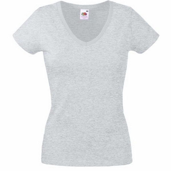 F271N Valueweight V-Neck T Lady-Fit