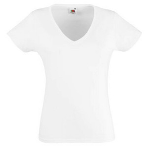 F271N Valueweight V-Neck T Lady-Fit - Reklamnepredmety