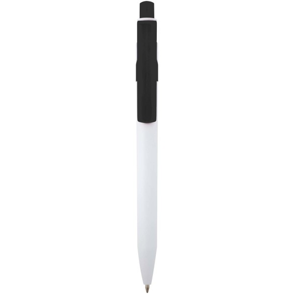 Kuličkové pero z recyklovaného plastu Unica, černý inkoust