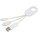 Nabíjecí kabel 4 v 1 z recyklovaného plastu Troop - 12443501 - variant PF 12443501
