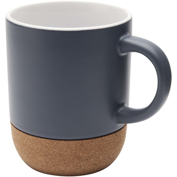 Keramický hrnek s korkovými detaily a matným povrchem Billie, 300 ml