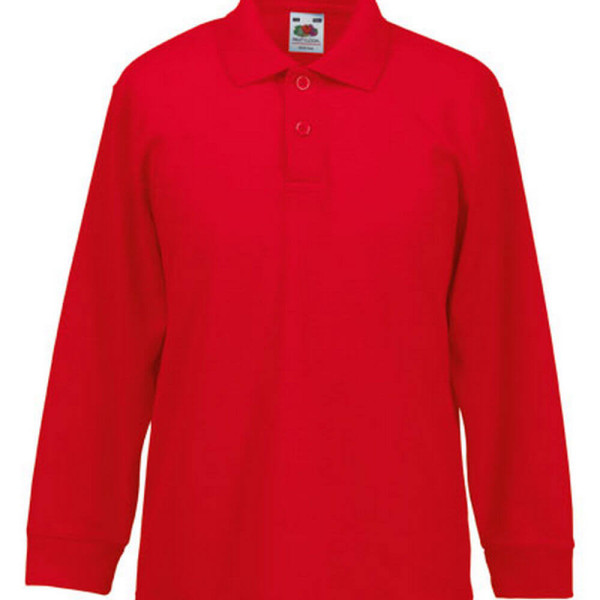 F504K Long Sleeve 65/35 Polo Kids