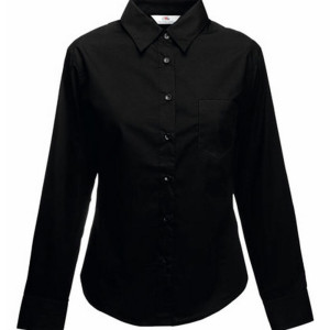 F702 Long Sleeve Poplin Shirt Lady-Fit - Reklamnepredmety