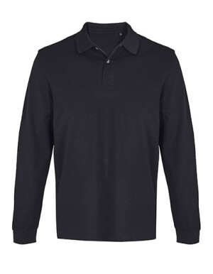 Unisex polo triko s dlouhým rukávem Pacific - Reklamnepredmety