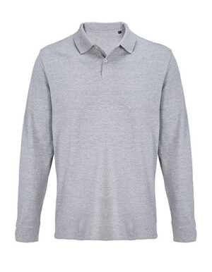 Unisex polo triko s dlouhým rukávem Pacific - Reklamnepredmety