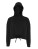 Dámská zkrácená oversize mikina s kapucí - 2548431 - variant