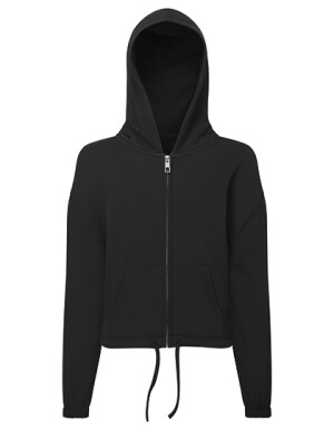Dětská recyklovaná zkrácená oversize mikina na zip - Reklamnepredmety