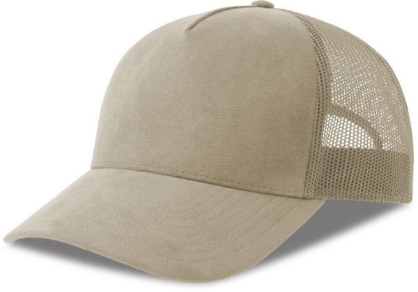 5 panelová Trucker kšiltovka Rapper Suede-S