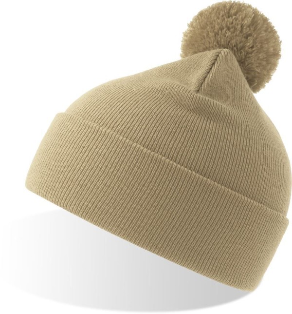 Pletená čepice s bambulí Wind-S Pompom