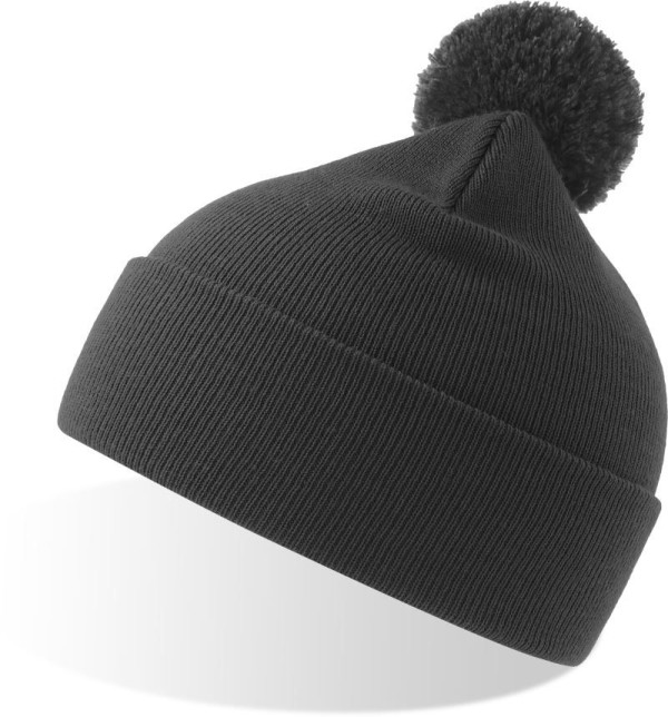 Pletená čepice s bambulí Wind-S Pompom