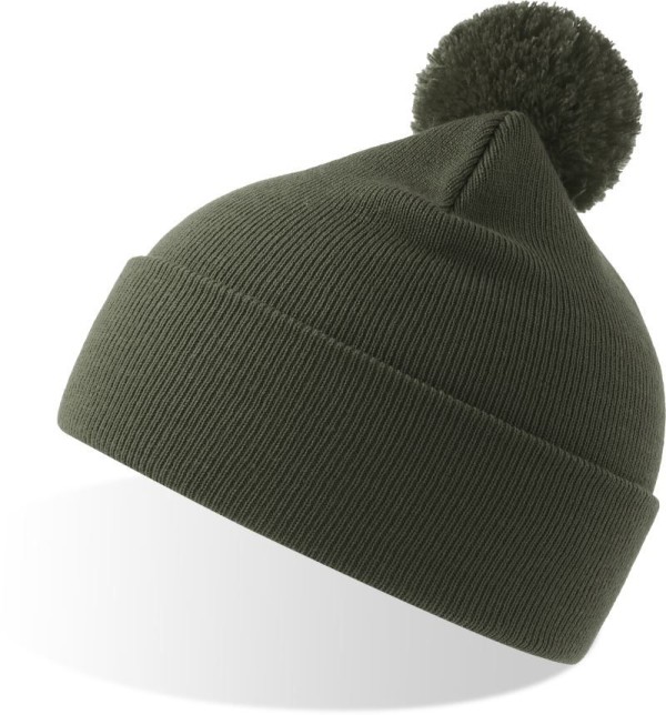 Pletená čepice s bambulí Wind-S Pompom