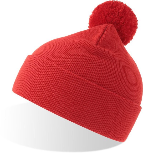 Pletená čepice s bambulí Wind-S Pompom