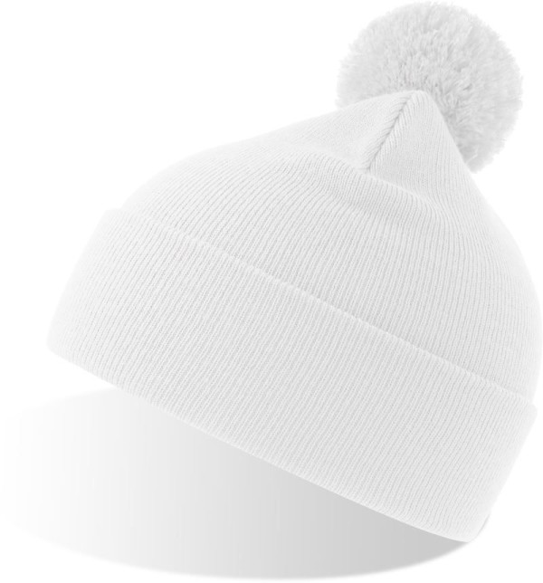 Pletená čepice s bambulí Wind-S Pompom