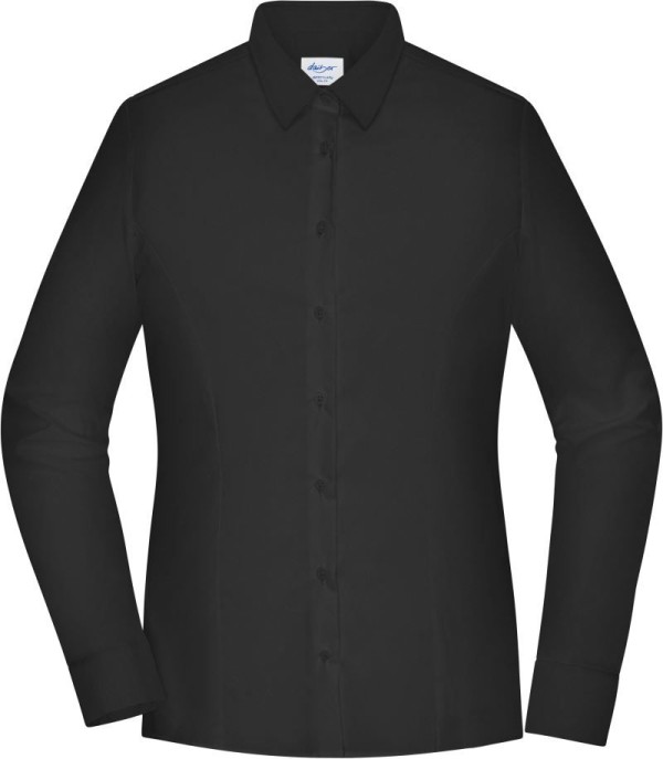 Popelínová halenka slim fit s dlouhým rukávem Daiber | JN 1371