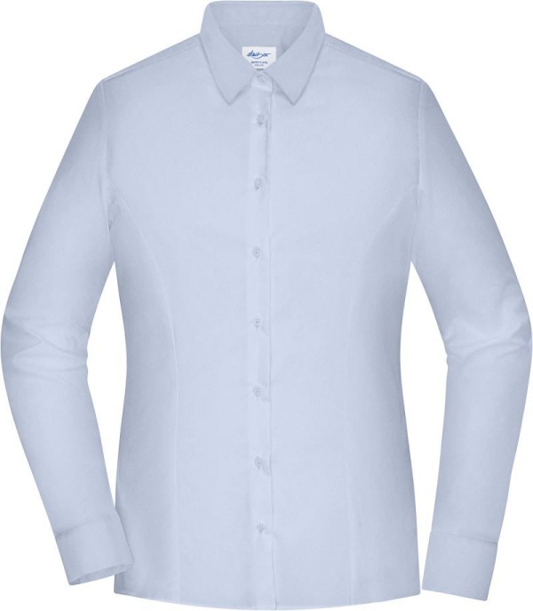 Popelínová halenka slim fit s dlouhým rukávem Daiber | JN 1371