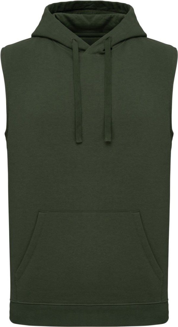 Unisex mikina s kapucí bez rukávů ProAct PA 393