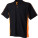 FH322 Mens Sports Polo - FH322-Black-Orange - variant Ls 1000062610