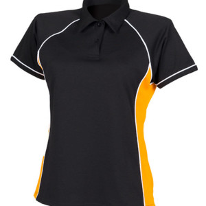 FH371 Ladies Piped Performance Polo