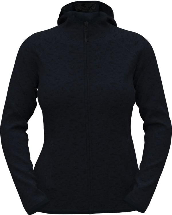 Dámská pletená fleecová bunda s kapucí Lux Knit Fleece Jacket Women