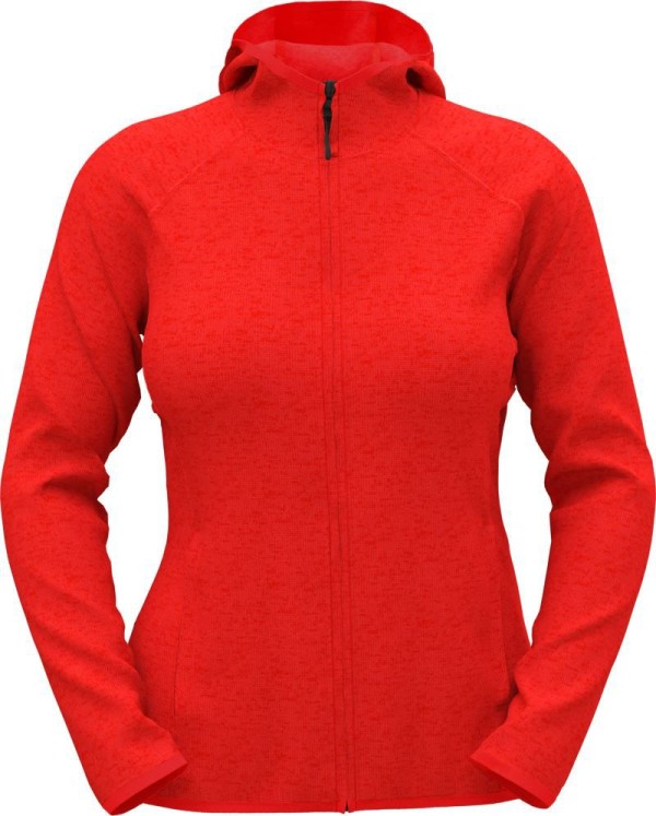 Dámská pletená fleecová bunda s kapucí Lux Knit Fleece Jacket Women