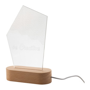 Woodify LED světelná trofej - Reklamnepredmety