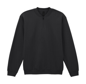 Měkká fleece mikina pro dospělé se 1/4 zipem - Reklamnepredmety