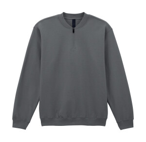 Měkká fleece mikina pro dospělé se 1/4 zipem - Reklamnepredmety